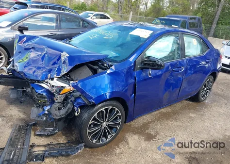 2015 Toyota Corolla S Plus from USA, damaged, VIN 2T1BURHE2FC361634